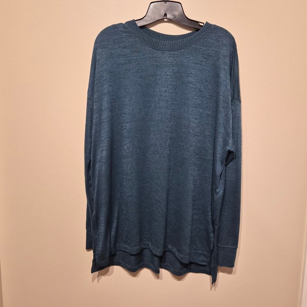 Abercrombie & Fitch Large Green Oversized Long Sleeve Soft A&F Cozy Sweater